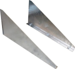 Centring wall galvanised for hinged floor container FB