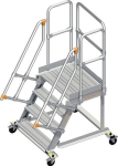 Treppe 60° beidseit. Handlauf Stufen 800 breit, Höhe m Ausladung 60 °