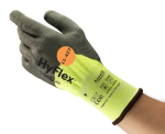 Gloves PU/Nitrile cut-resistant yellow/grey Ansel HyFlex 11-427