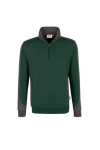 Contrast Performance zip sweatshirt fir/anthracite MG300 Hakro 476