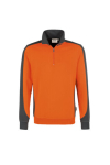 Contrast Performance zip sweatshirt orange/anthracite MG300 Hakro 476