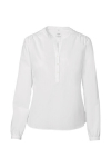 Tunic blouse stretch comfort fit white MG120 Hakro 113