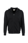 Premium hooded sweat jacket black MG300 Hakro 605