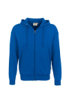 Premium hooded sweat jacket royal blue MG300 Hakro 605