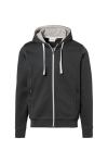 Bonded hooded jacket anthracite/silver MG340 Hakro 455