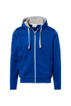 Bonded hooded jacket royal blue/silver MG340 Hakro 455