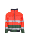 Comfort jacket orange-green, PO Planam high visibility protection