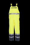 Winter-Latzhose gelb-marine, PO Planam Warnschutz