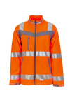Warnschutz Softshelljacke orange/schiefer, PO320 Planam Plaline