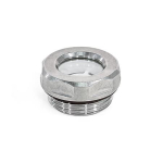 Roestvrijstalen oliekijkglas GN 743.10-11-M16X1,5-AK