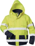 Warnschutz-Pilotjacke fluoreszierend gelb/marine Hasso