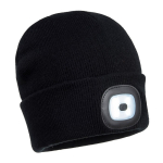 Cap met oplaadbaar LED-licht