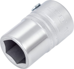 Steeksleutel inzet zeskant extern 3/4" SW 21 mm L=52 mm verchroomd Hazet 1000-21