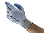 PU gloves 11 cut-resistant level 3 blue Ansell HyFlex 11-518