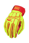 Handschoenen TPR Schokdemper Synthetisch leer Maat geel/rood snijbestendig niveau 5 Ansell Ringers 169