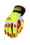 Handschoenen TPR schokdemper Maat 9 snijbestendig neon/rood niveau 2 Ansell Ringers 298