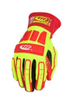 Handschoenen TPR schokdemper Maat snijbestendig neon/rood Ansell Ringers 299