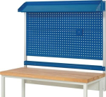 Structuur van de werkbank BxDxH lichtgrijs, RAL7035