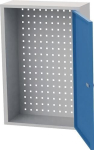 Wandkast HxBxD 750x500x200 massieve plaatstalen deuren lichtgrijs, RAL