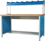 Bevestiging frame H 360 B D 300 lichtgrijs, RAL 7035