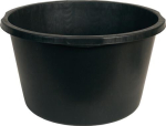 Mortar bucket 40 litre, reinforced rim, black GRIPLINE-O