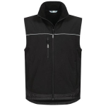 Softshell waistcoat black Elysee HEN