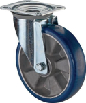 Swivel castor polyurethane Ø Load capacity BS kg Castors