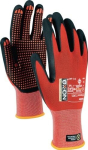 Handschuhe schwarz/rot Kat.II OX-ON Flexible Advanced 1901