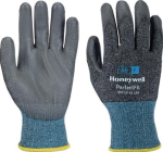 Cut-resistant gloves Honeywell grey/blue, Cat.II New Perfect Fit 13G PU A6/F