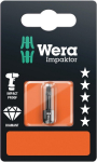 Bit square inside 1/4" diamond-coated SB-Pack Wera 868/1 IMP