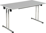 Klaptafel, rechte lopers B1800xD700xH740mm 25 Frame stalen buis Ø 32 verchroomd BMV