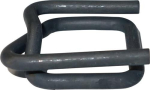 Galvanised locking clamp for polyester strapping B steel, 1000 pieces/box