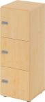 Lockerkast 3 compartimenten HxBxD 1100x400x420 cijferslot Hammerbacher