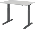 Schreibtisch Gestell graphit HxBxT Hammerbacher Teda-P
