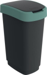Dekselrand 50 l, HxBxD 602x298x401 zwart, Rotho Twist