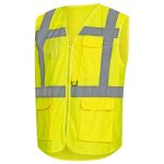 Warnschutz-Weste Gr. neongelb Nitras 7118-4000