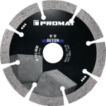 Diamanttrennscheibe Ø Segment BxHxS Promat Universal Beton