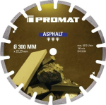 Diamanttrennscheibe Ø Segment BxHxS Promat Asphalt