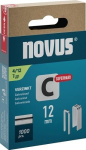 Schmalrückenklammer B=6 Drahtbr.1,1 Pack=1000 Stück Novus C Typ 4