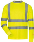 High visibility T-shirt long sleeve L yellow Safestyle Oleas