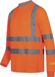 High visibility T-shirt long sleeve orange Safestyle Nevio