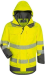 Hoge zichtbaarheid parka Maat L geel/grijs Elysee Arwid