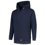 Sweatjacke Kapuze waschbar bei 60° tinten blau, MG280 Tricorp Casual