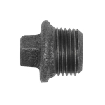 Stopfen Rand Nr.290 R Temperguss schwarz