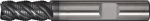 Schruppfräser DIN 6527-L Typ NR Ø 6, VHM PTX, Schneiden lang Tecwerk