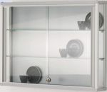 Wandvitrine Alu silber metallic BST Systeme