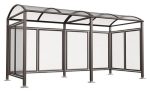 Überdachung BxHxT SPL Polycarbonat anthrazitgrau