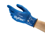Handschuhe Nylon/Nitril teilbeschichtet blau Ansell Hyflex 11-818 VP