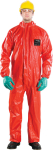 Schutzoverallüberzug Thermoschutz rot, flammhemmend Ansell AlphaTec CFR - Modell 103