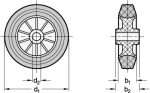 Räder 22873-100-G-A